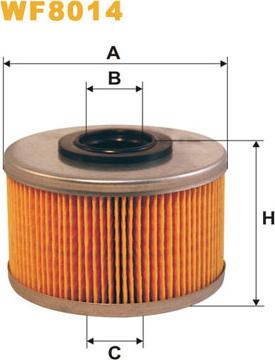 WIX Filters WF8014 - Degvielas filtrs autospares.lv