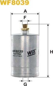 WIX Filters WF8039 - Degvielas filtrs www.autospares.lv