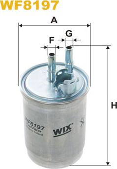 WIX Filters WF8197 - Degvielas filtrs www.autospares.lv