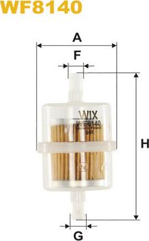 WIX Filters WF8140 - Degvielas filtrs autospares.lv