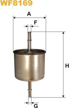 WIX Filters WF8169 - Degvielas filtrs autospares.lv