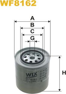 WIX Filters WF8162 - Degvielas filtrs www.autospares.lv