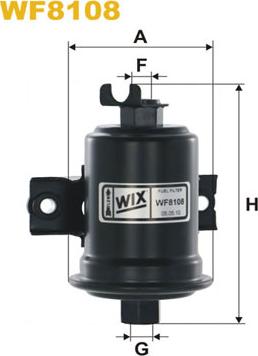 WIX Filters WF8108 - Degvielas filtrs autospares.lv