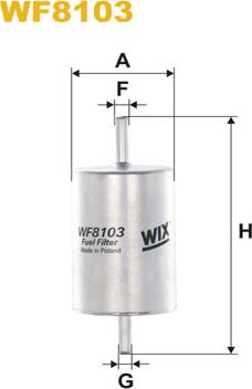 WIX Filters WF8103 - Degvielas filtrs autospares.lv