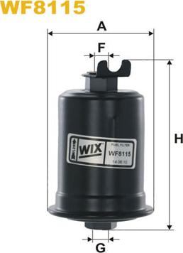 WIX Filters WF8115 - Degvielas filtrs autospares.lv