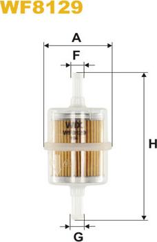 WIX Filters WF8129 - Degvielas filtrs www.autospares.lv