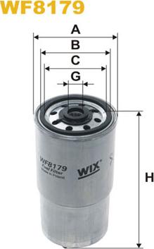 WIX Filters WF8179 - Топливный фильтр www.autospares.lv