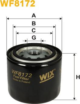 WIX Filters WF8172 - Fuel filter www.autospares.lv