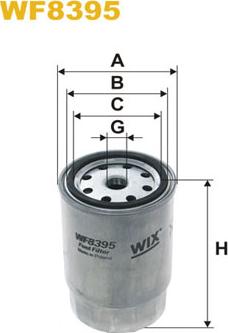 WIX Filters WF8395 - Degvielas filtrs www.autospares.lv