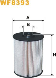 WIX Filters WF8393 - Degvielas filtrs www.autospares.lv