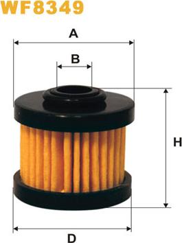 WIX Filters WF8349 - Degvielas filtrs www.autospares.lv