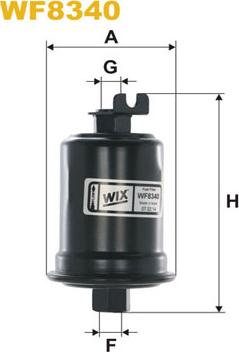 WIX Filters WF8340 - Degvielas filtrs autospares.lv