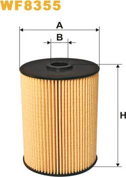 WIX Filters WF8355 - Degvielas filtrs www.autospares.lv