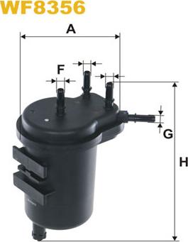 WIX Filters WF8356 - Degvielas filtrs autospares.lv