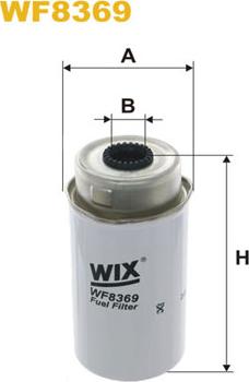 WIX Filters WF8369 - Degvielas filtrs www.autospares.lv