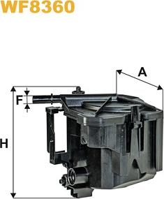 WIX Filters WF8360 - Degvielas filtrs autospares.lv