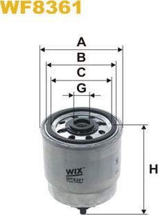 WIX Filters WF8361 - Degvielas filtrs autospares.lv