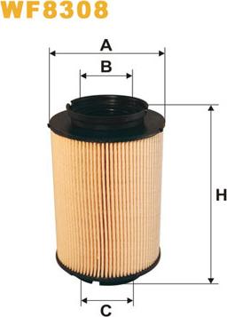 WIX Filters WF8308 - Degvielas filtrs www.autospares.lv