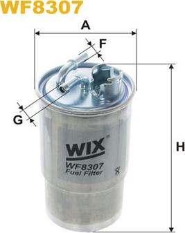 WIX Filters WF8307 - Degvielas filtrs www.autospares.lv