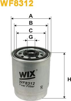 WIX Filters WF8312 - Degvielas filtrs autospares.lv