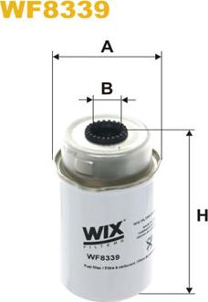 WIX Filters WF8339 - Degvielas filtrs www.autospares.lv