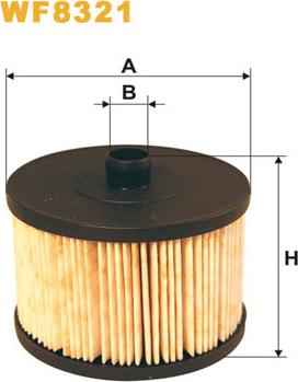 WIX Filters WF8321 - Degvielas filtrs autospares.lv