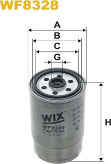 WIX Filters WF8328 - Degvielas filtrs www.autospares.lv