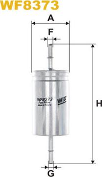 WIX Filters WF8373 - Degvielas filtrs autospares.lv