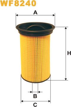 WIX Filters WF8240 - Degvielas filtrs www.autospares.lv