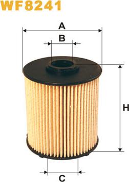 WIX Filters WF8241 - Degvielas filtrs autospares.lv