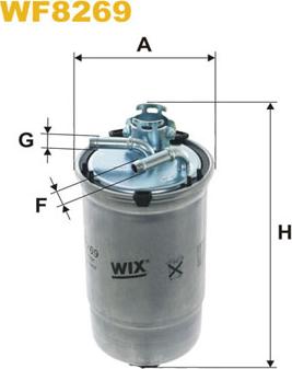 WIX Filters WF8269 - Fuel filter www.autospares.lv