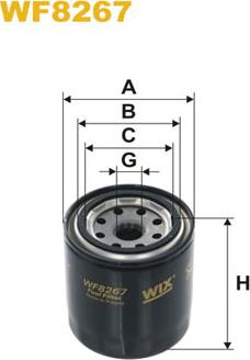 WIX Filters WF8267 - Degvielas filtrs autospares.lv