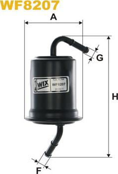 WIX Filters WF8207 - Degvielas filtrs www.autospares.lv