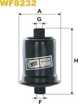 WIX Filters WF8232 - Degvielas filtrs autospares.lv