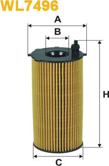 WIX Filters WL7496 - Eļļas filtrs www.autospares.lv