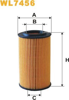 WIX Filters WL7456 - Oil Filter www.autospares.lv