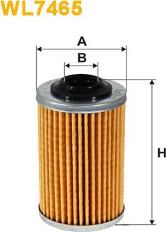 WIX Filters WL7465 - Eļļas filtrs www.autospares.lv