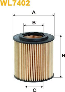 WIX Filters WL7402 - Масляный фильтр www.autospares.lv