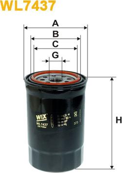 WIX Filters WL7437 - Eļļas filtrs www.autospares.lv