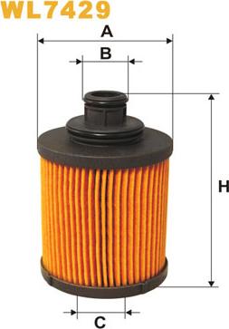 WIX Filters WL7429 - Oil Filter www.autospares.lv