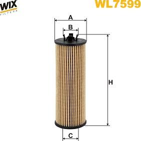 WIX Filters WL7599 - Eļļas filtrs autospares.lv