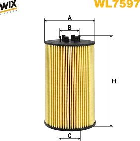 WIX Filters WL7597 - Eļļas filtrs www.autospares.lv