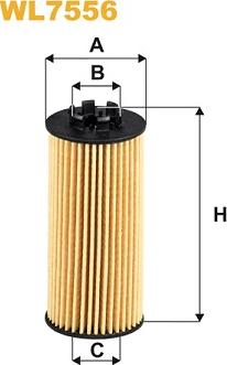 WIX Filters WL7556 - Eļļas filtrs www.autospares.lv