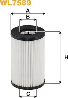 WIX Filters WL7589 - Eļļas filtrs www.autospares.lv