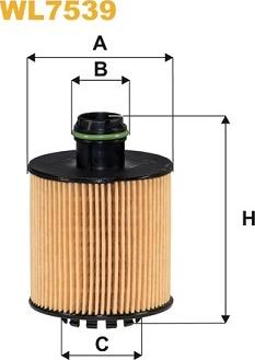 WIX Filters WL7539 - Oil Filter www.autospares.lv