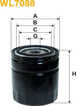 WIX Filters WL7088 - Oil Filter www.autospares.lv