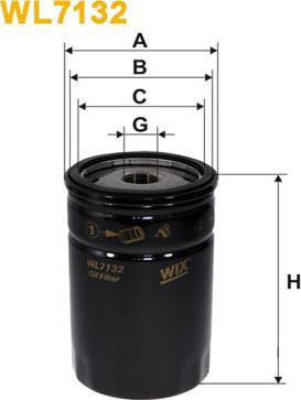 WIX Filters WL7132 - Oil Filter www.autospares.lv