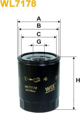 WIX Filters WL7178 - Oil Filter www.autospares.lv