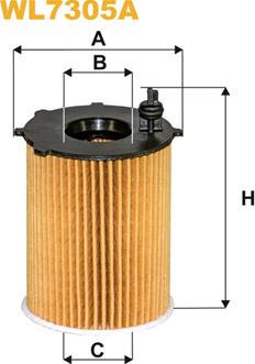 WIX Filters WL7305A - Eļļas filtrs autospares.lv