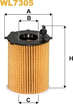 WIX Filters WL7305 - Oil Filter www.autospares.lv